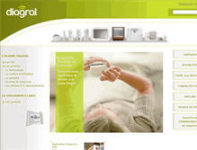 Tablet Screenshot of diagral.be